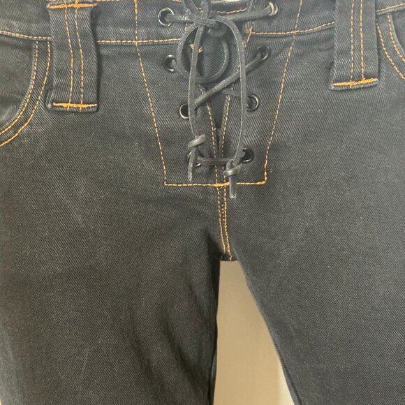 RARE! Vintage Serious Los Angeles Tapestry Jeans – Medium (Fits 4–6) – NWOT - Picture 5 of 16